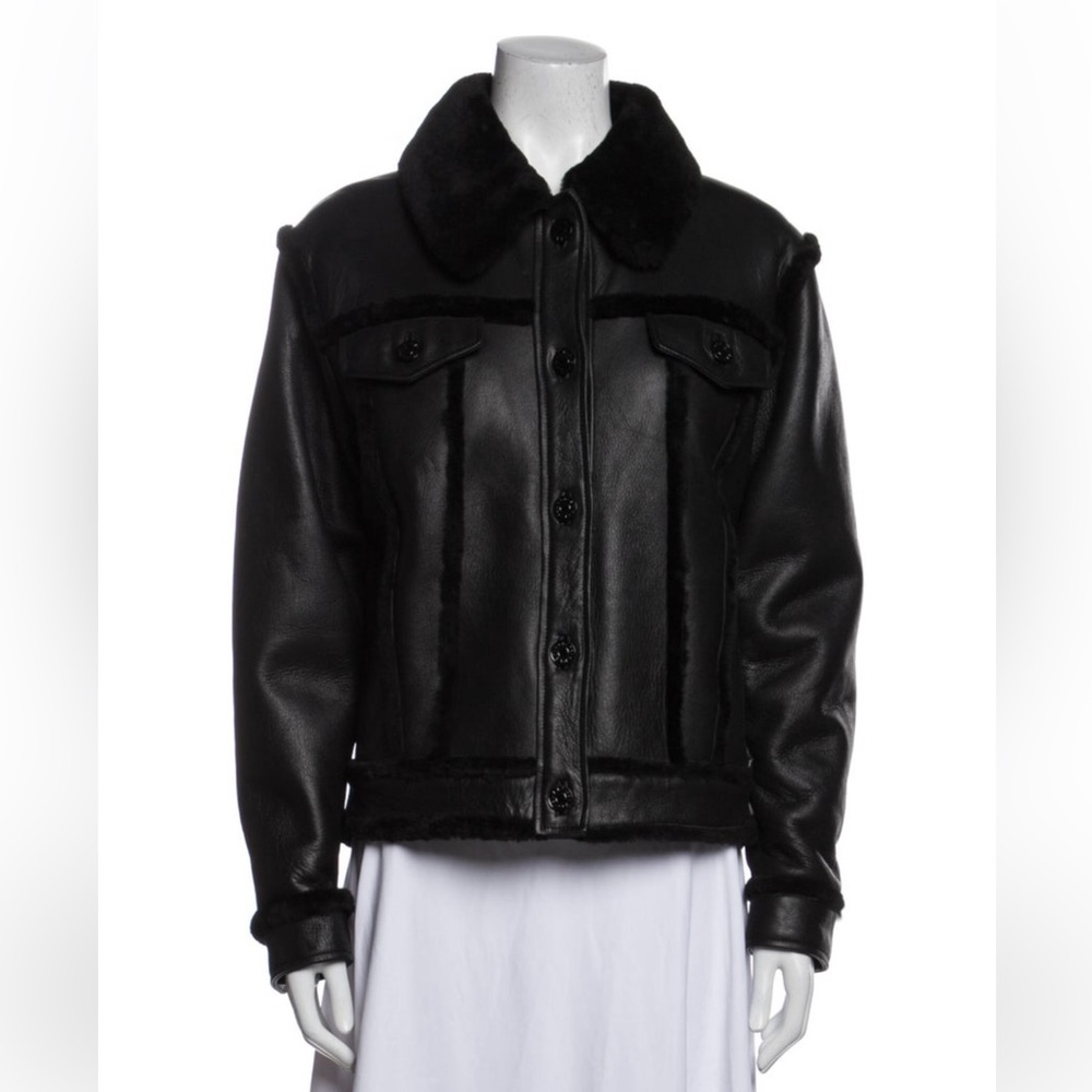 NWOT Sandro Faux Shearling Jacket